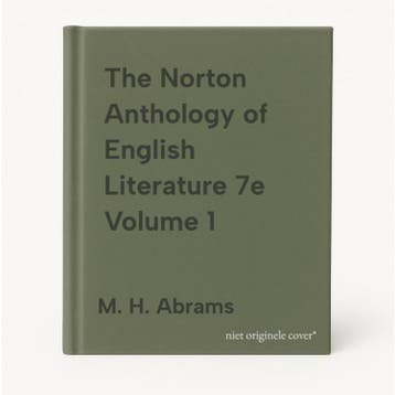 The Norton Anthology of English Literature 7e Volume 1, Verzenden, M. H. Abrams