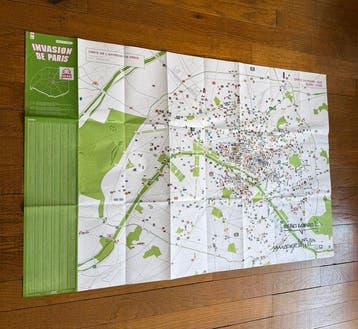 Invader (1969) - Invasion Map of Paris V3.0