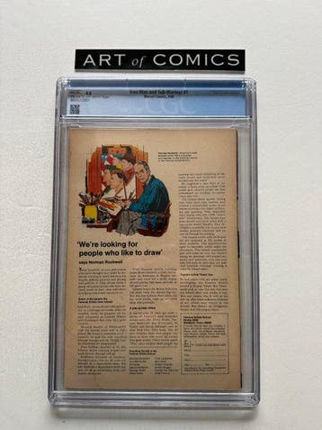 Iron Man and Sub-Mariner #1 - CGC 4.0 - Pre-dates Both Iron, Nieuw