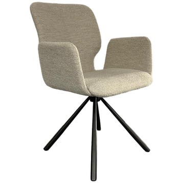 bert plantagie Set Van 4 Eetkamerstoelen Mister T -, Verzenden, Zo goed als nieuw, Bruin
