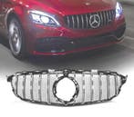 Calandre Pour Mercedes W205 18- Look Amg Gtr Noir Chromé, Verzenden
