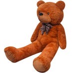 vidaXL Teddybeer 242 cm pluche bruin, Kinderen en Baby's, Speelgoed | Knuffels en Pluche, Verzenden, Nieuw