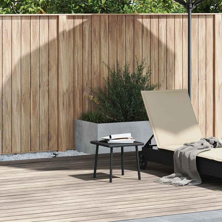 vidaXL Tuin salontafel rechthoekig 40x40x37 cm poly rattan, Tuin en Terras, Tuintafels, Nieuw, Verzenden
