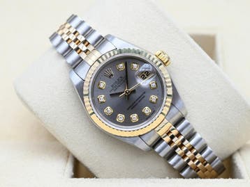 Rolex Lady-Datejust Ref. 79173 Year 2003 (Box & Papers), Rolex, Polshorloge, Ophalen of Verzenden, Zo goed als nieuw