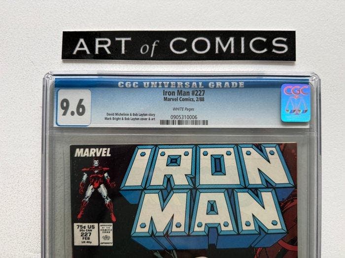 Iron Man #227 - CGC 9.6 - 1 Graded comic - Eerste druk -, Boeken, Strips | Comics
