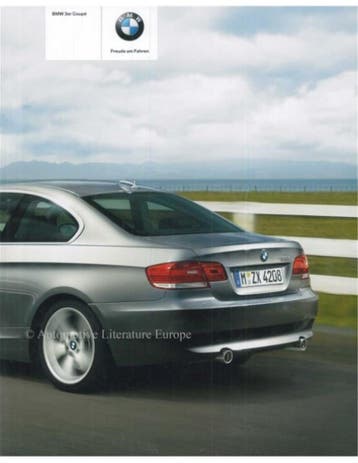 2009 BMW 3 SERIE COUPÉ BROCHURE DUITS, Ophalen of Verzenden, Nieuw