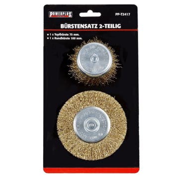 Set van 2 borstels: 1 x 75 mm komborstel + 1 x 100 mm, Ophalen of Verzenden, Nieuw