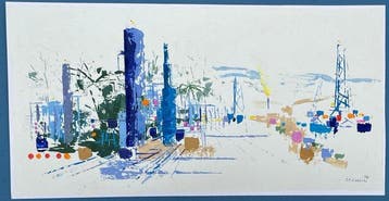 Jean Pierre Collin (1935-2025) - Paysage Urbain - Vue Ville