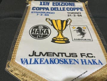 Juventus - coppa delle coppe, juventus valkeakosken, 1984 -