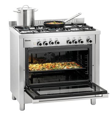 Gasfornuis | BGH 600-521 | 5 Gasbranders | Elektrische Oven, Verzenden, Nieuw in verpakking