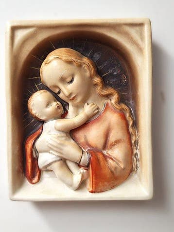 Goebel - Reliëf, Goebel M.I. Hummel HUM 48/0 Madonna Plaque