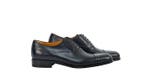 TESTONI - 8 UK / 42 IT - Oxford Shoes Blue Bolognese, Nieuw