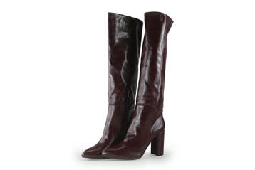 Mexx Laarzen in maat 40 Rood, Kleding | Dames, Hoge laarzen, Mexx, Verzenden, Zo goed als nieuw
