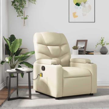 Massagestoel kunstleer - 35% korting! OP = OP, grijp je k..., Verzenden