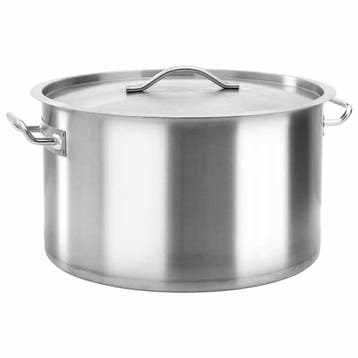 vidaXL Kookpan 44 L 45x28 cm roestvrij staal, Verzenden, Nieuw