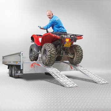 Datona Extra verstevigde aluminium oprijplaat opklapbaar -, Ophalen of Verzenden, Nieuw