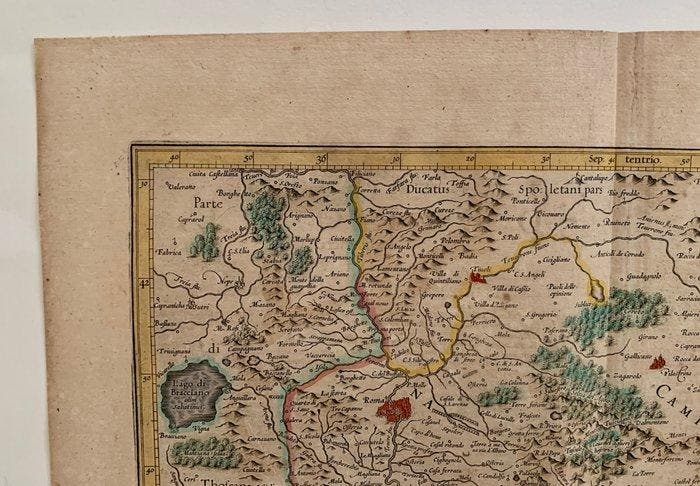 Italië - Centraal Italië, inclusief Rome; G. Mercator -, Livres, Atlas & Cartes géographiques