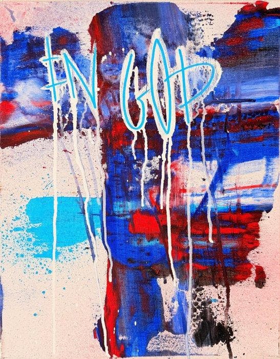 Karl Lagasse - In God, Antiek en Kunst, Kunst | Schilderijen | Modern