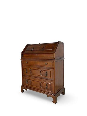 Secrétaire - Bois, Noyer, Laiton