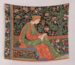 Tapisserie - 70 cm - 100 cm - Poète médiéval