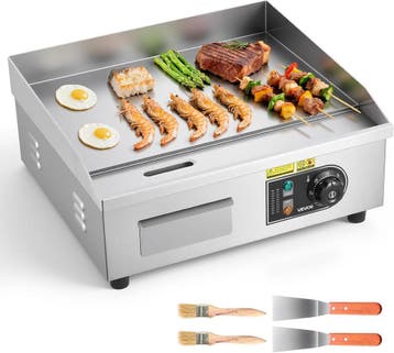 VEVOR Grillplaat 450x300mm | Tweede kansje | OP = OP, Verzenden, Nieuw