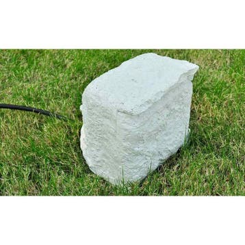 vidaXL Tuinstopcontact 4 ingangen waterproof resin wit, Doe-het-zelf en Bouw, Verzenden, Nieuw