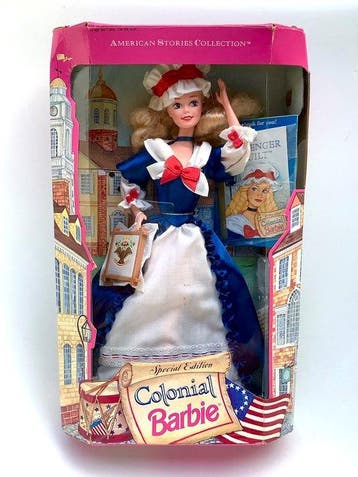 Mattel - Poupée Barbie Colonial American Stories Collection