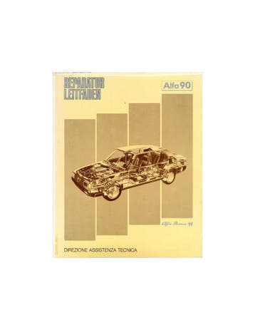 1984 ALFA ROMEO 90 WERKPLAATSHANDBOEK DUITS