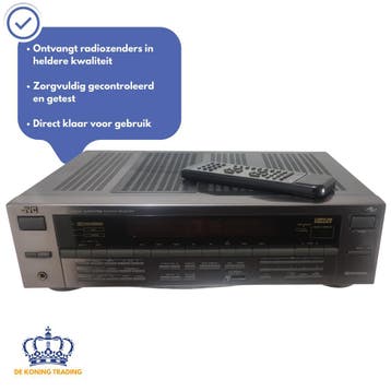 JVC RX-505VLTN | Versterker | AV Receiver | FM Tuner, Gebruikt, Verzenden, JVC, 60 tot 120 watt