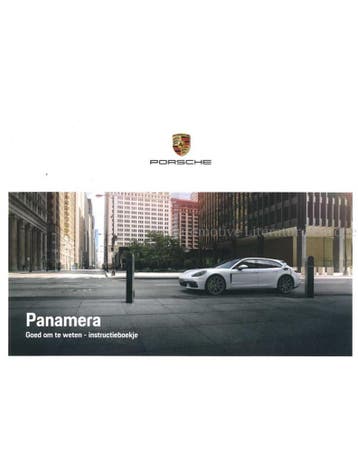 2019 PORSCHE PANAMERA | SPORT TURISMO INSTRUCTIEBOEKJE