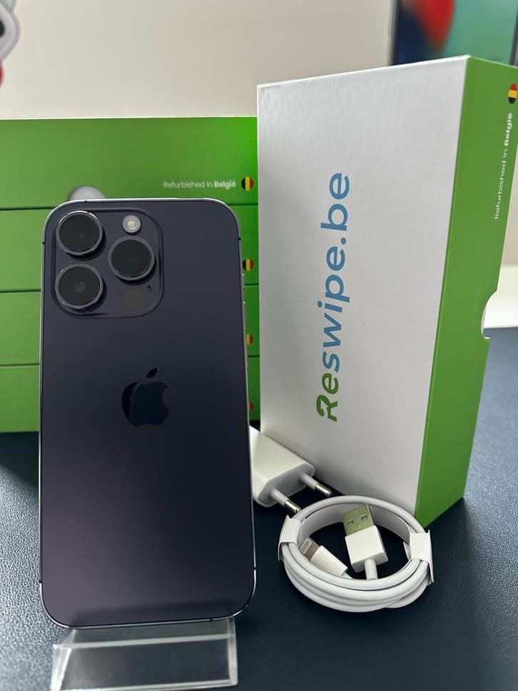 iPhone 14 Pro 128GB 256GB 512GB 1TB Paars + 3 jaar garantie!, Telecommunicatie, Mobiele telefoons | Apple iPhone, Zonder abonnement