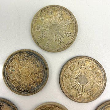 Japan. Shwa (1926-1989). 50 Sen Showa Era (Lot of 6 coins)