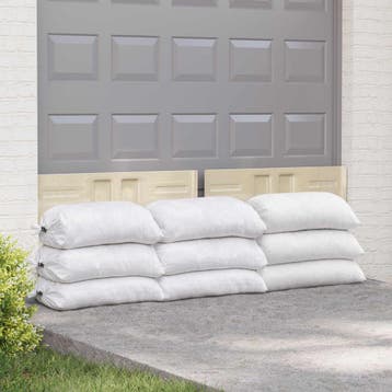 vidaXL Geweven zakken 10 st Wit 40 x 60 cm PP, Verzenden