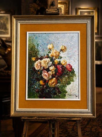 Ramón Cruz (XX) - Splendeur florale - NO RESERVE