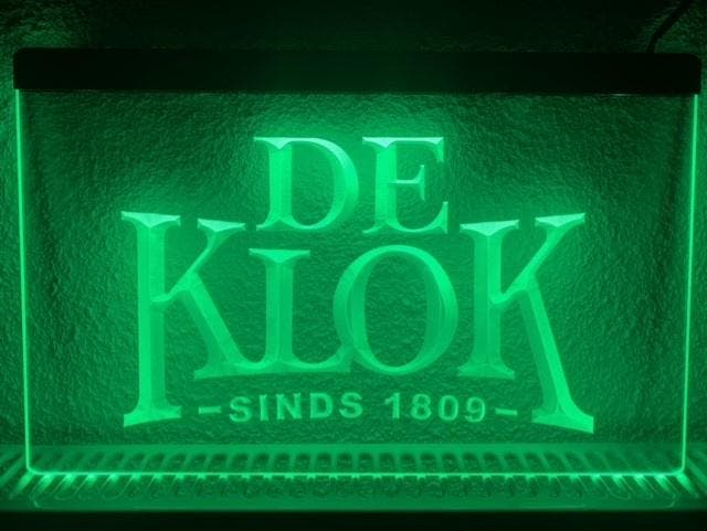 De klok bier neon bord lamp LED cafe verlichting reclame lic, Maison & Meubles, Lampes | Autre, Envoi
