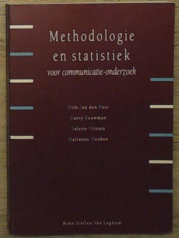 Methodologie & statistiek voor communicatie-onderzoek, Verzenden, Gelezen, Den Boer
