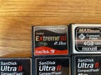 SanDisk collection of 10 CompactFlash (CF) -> Carte mémoire, Nieuw
