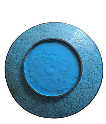 Cloisonné-Emaille wandbord uit de Meiji-periode - Emaille -, Antiek en Kunst