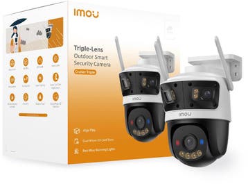 Imou Cruiser Triple 11MP Buitencamera – 3 Lenzen - 360°, Audio, Tv en Foto, Overige Audio, Tv en Foto, Verzenden, Zo goed als nieuw