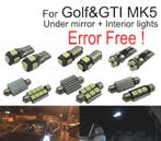 Kit 16 Ampoules Led Intérieur Pour Volkswagen Vw Gti Mkv Gol, Verzenden