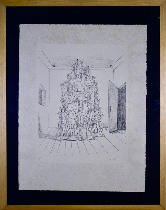 Giorgio De Chirico (1888-1978) - Il Trofeo, Antiquités & Art, Antiquités | Autres Antiquités