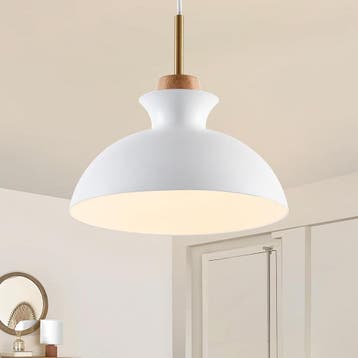 Parrot Uncle Witte metalen plafondlampenkap, 28 cm, moderne, Huis en Inrichting, Verzenden, Nieuw