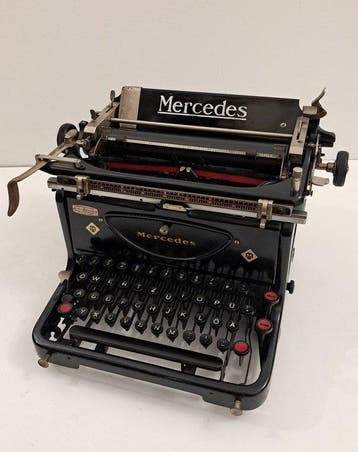 Mercedes Modell 6 - Machine à écrire - 1920-1930, Antiquités & Art