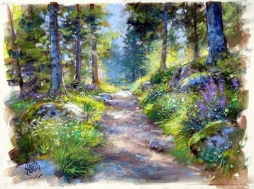 Claude Carvin (1956) - Le silence de la foret