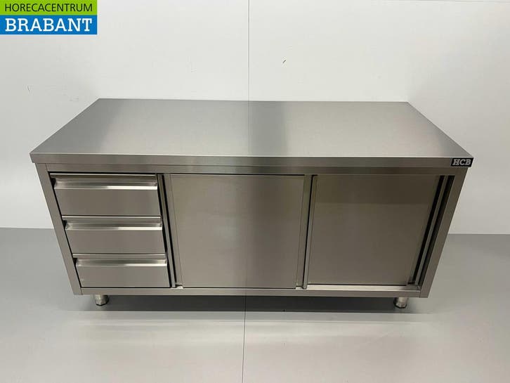 Armoire de travail en acier inoxydable Table de travail, Articles professionnels, Horeca | Autre, Envoi