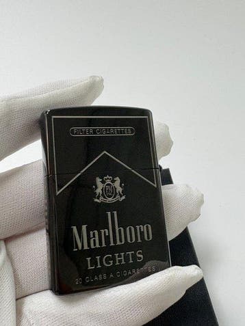 Zippo - Marlboro Black Menhol - Zonder minimumprijs -, Nieuw