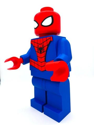 Beeldje - Spiderman oversize lego - Plastic, Nieuw
