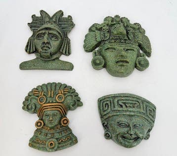 Decoratief ornament (4) - Spanje - Azteekse krijgers