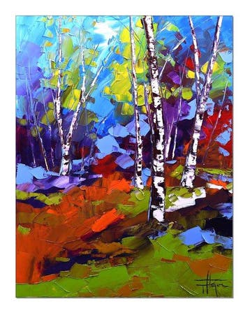 Caroline Mandrafina - Pfleger  La forêt de bouleaux