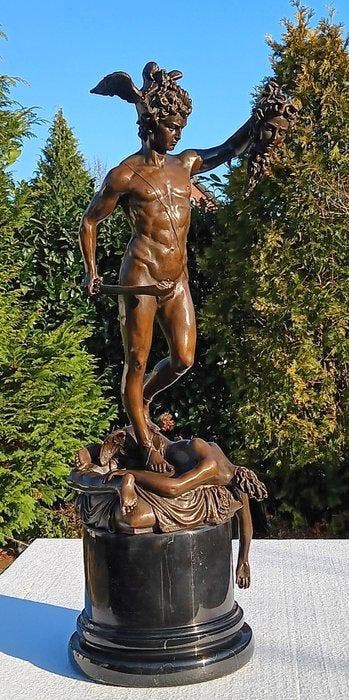 Benvenuto Cellini - Sculpture, imposant , groot en zwaar, Antiquités & Art, Art | Objets design